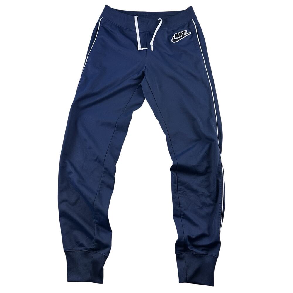 Nike‎ Jogger Sweatpants Men's Small Pocket Embroidered Patch Logo Blue RN56323